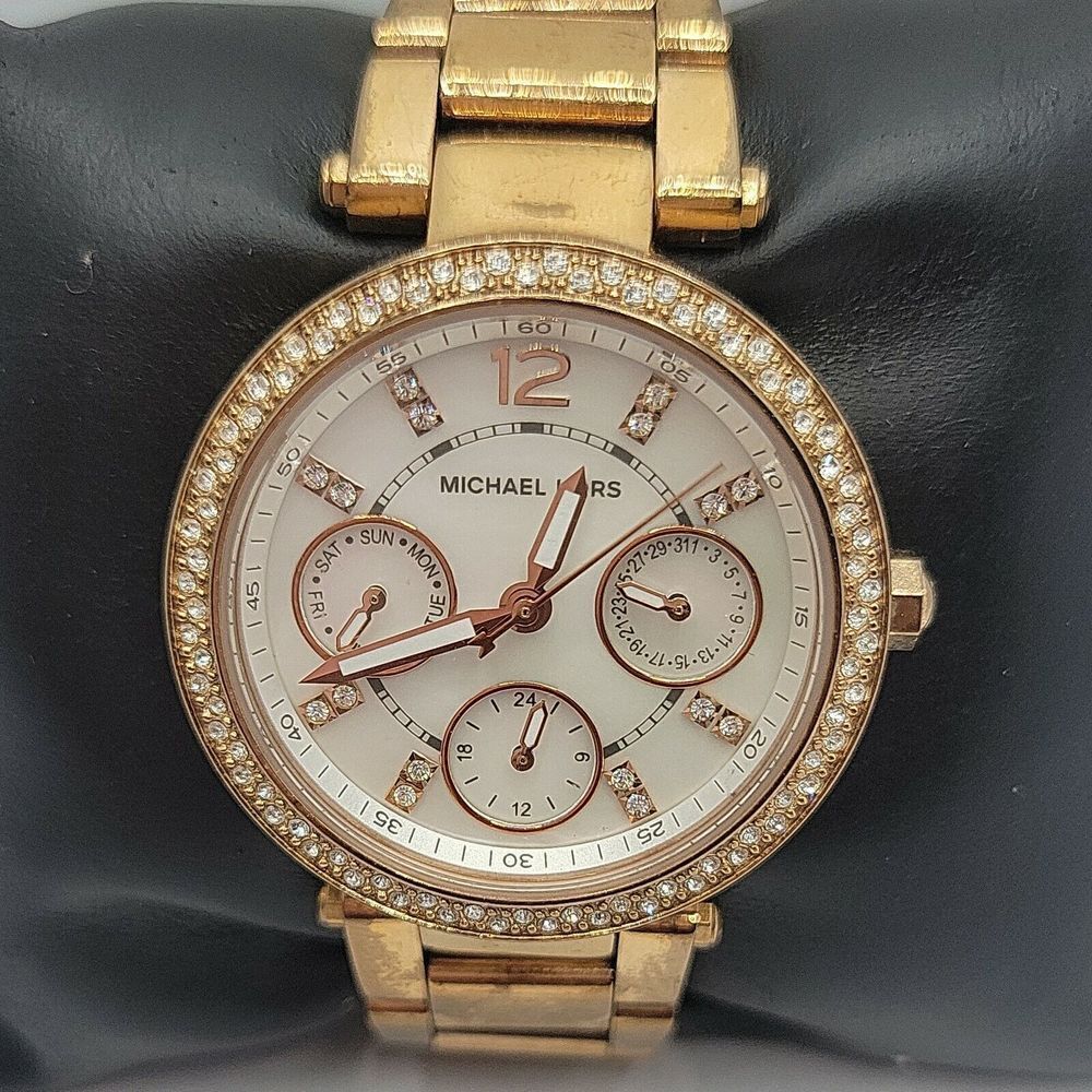 Michael Kors Mini Parker MK5616 Women's Stainless Steel Analog Dial Watch AM470